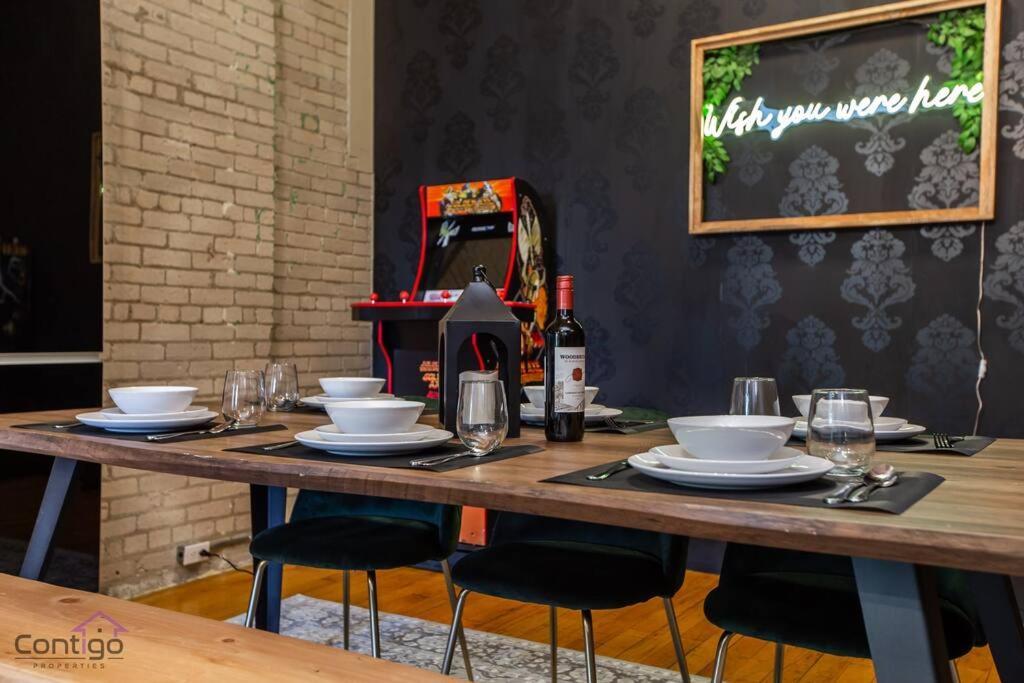 Historic Jd Loft, Near Ice District, Rogers Place, Ug Parking Edmonton Ngoại thất bức ảnh
