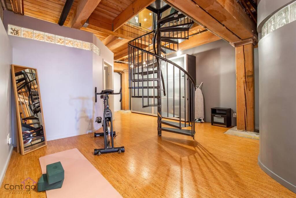 Historic Jd Loft, Near Ice District, Rogers Place, Ug Parking Edmonton Ngoại thất bức ảnh