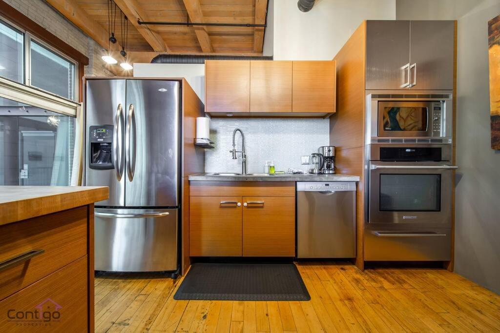 Historic Jd Loft, Near Ice District, Rogers Place, Ug Parking Edmonton Ngoại thất bức ảnh