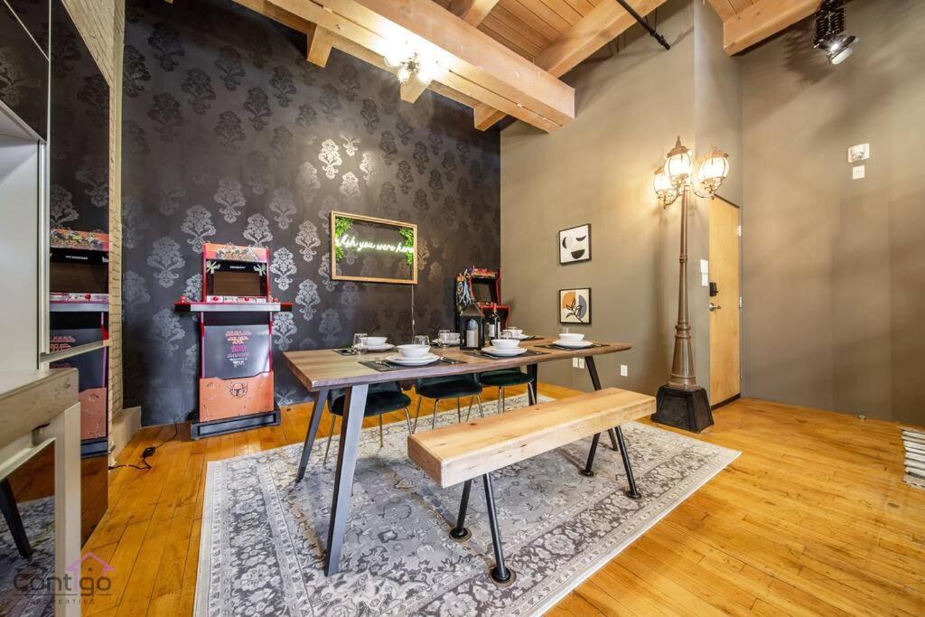 Historic Jd Loft, Near Ice District, Rogers Place, Ug Parking Edmonton Ngoại thất bức ảnh