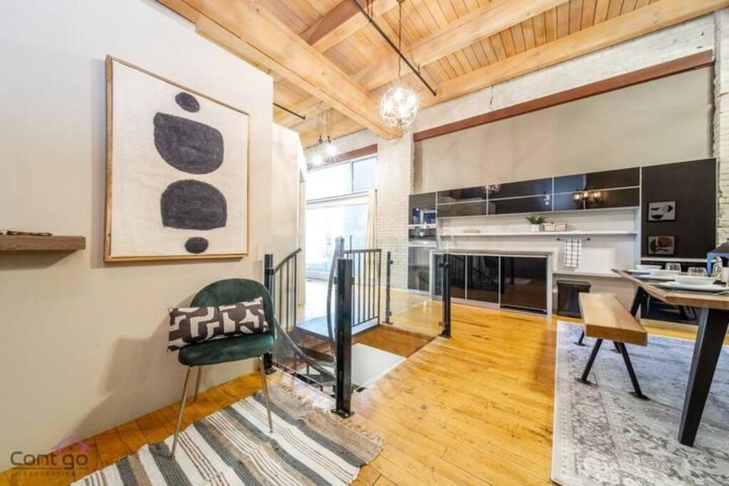 Historic Jd Loft, Near Ice District, Rogers Place, Ug Parking Edmonton Ngoại thất bức ảnh